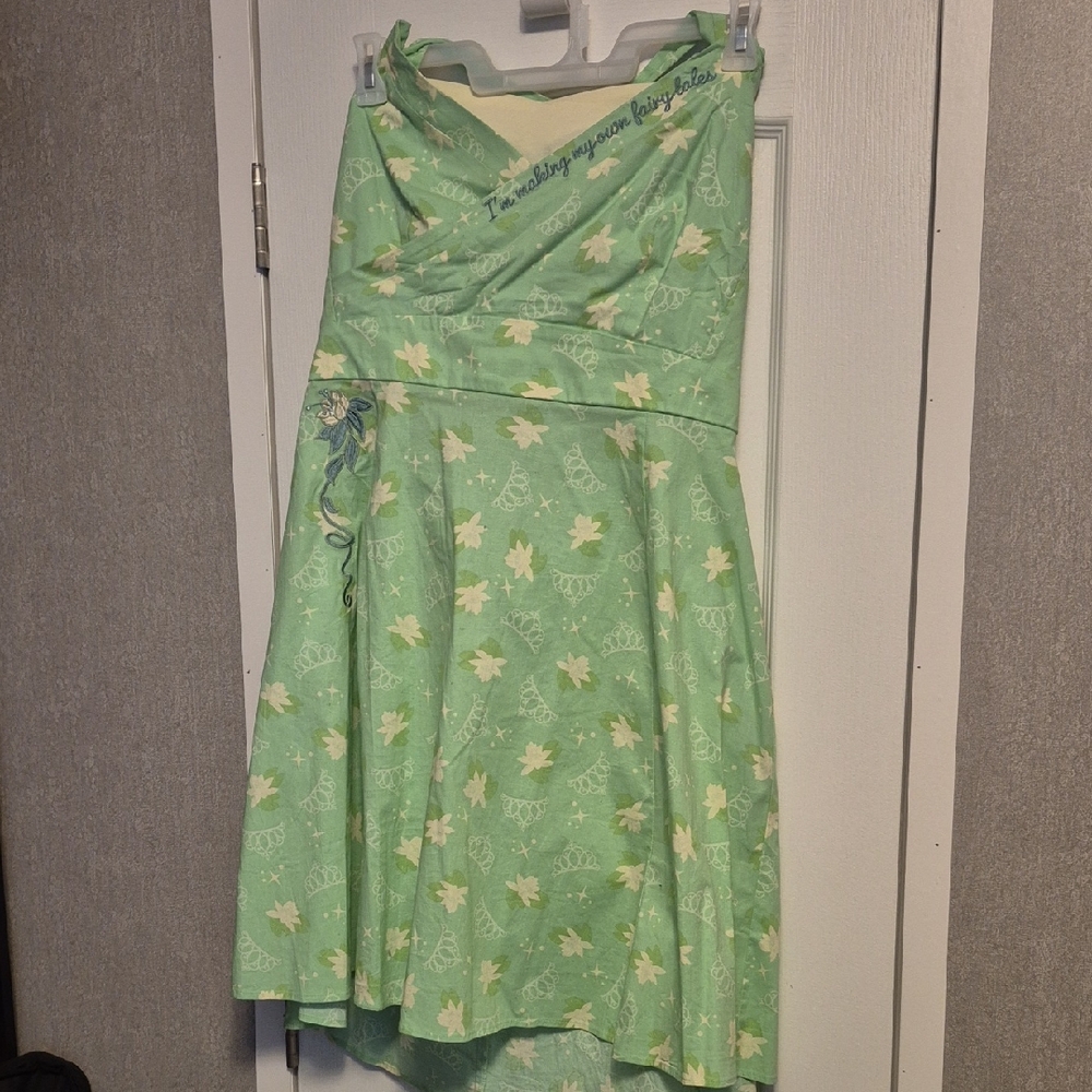 Her Universe Light Green Floral Dress